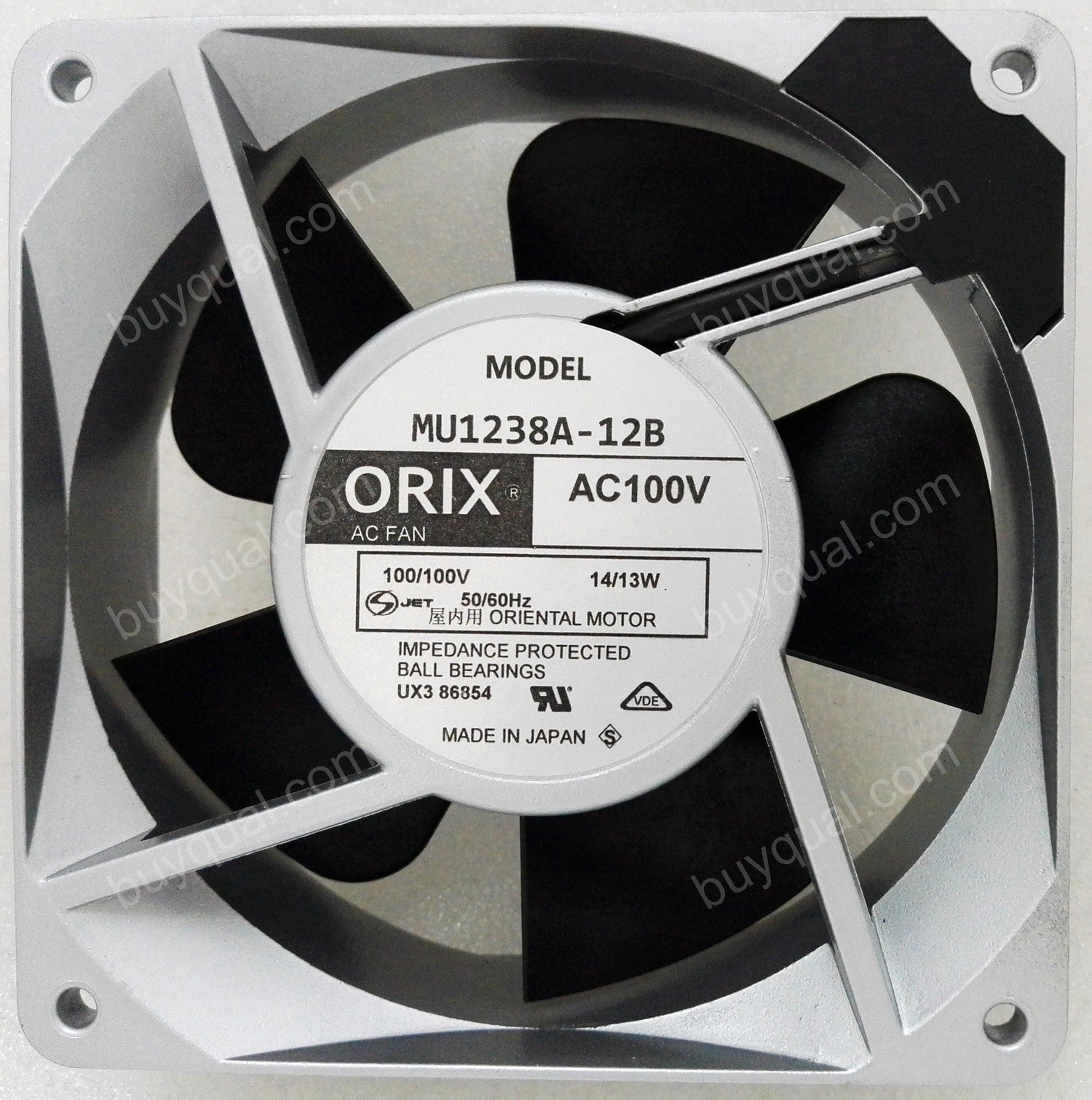 ORIX MU1238A-12B 100V 13/14W Cooling Fan ORIX MU1238A-12B 100V 13/14W Cooling Fan